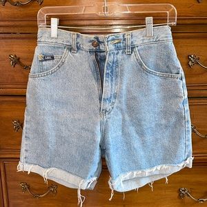 Vintage Lee high waisted jean shorts